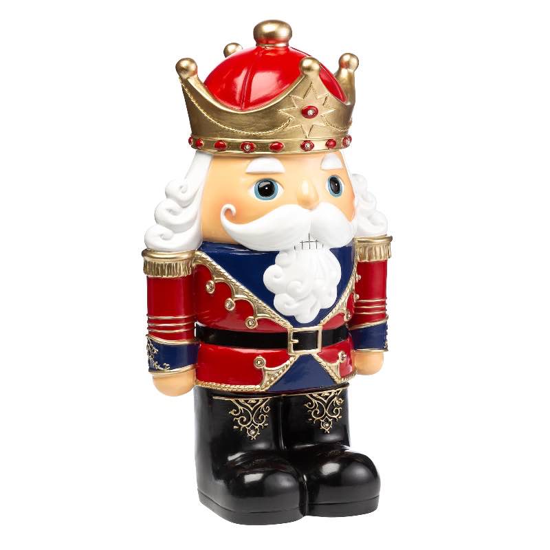 Lighted Shorty Nutcracker Holiday Statue